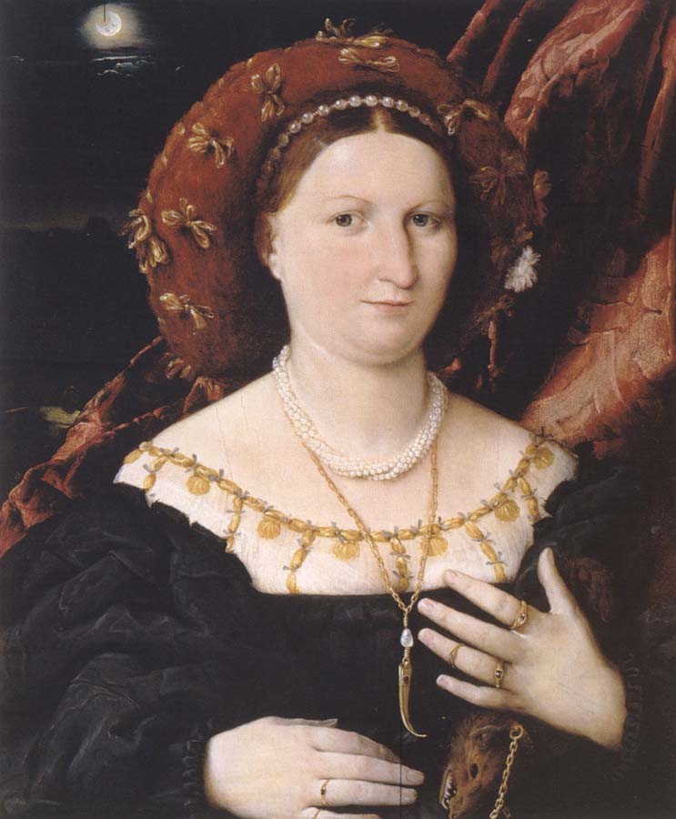 Lorenzo Lotto Portrat of the Lucina Brembati